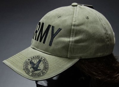 画像3: 帽子 メンズ ミリタリー キャップ ARMY ロゴ ROTHCO ブランド 米陸軍 ロスコ/オリーブ