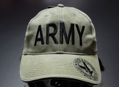 画像1: 帽子 メンズ ミリタリー キャップ ARMY ロゴ ROTHCO ブランド 米陸軍 ロスコ/オリーブ