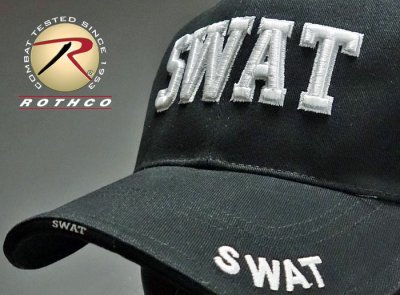 画像3: 帽子 メンズ ミリタリー キャップ ROTHCO ロスコ ブランド SWAT 特殊部隊 ロゴ / ブラック