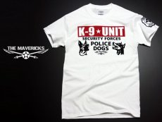 画像6: Tシャツ メンズ 半袖 K9-UNIT 警察犬部隊 POLICE DOG モデル / ホワイト (6)