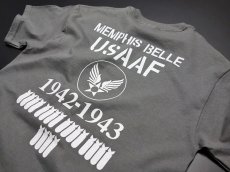 画像6: Tシャツ ミリタリー 爆弾エアフォース メンフィス ベル モデル THE MAVEVICKS ブランド/チャコールグレー (6)