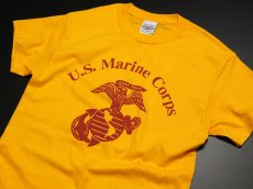 画像4: Tシャツ ミリタリー USマリン U.S.MARINE 米海兵隊 MAVERICKS ブランド / イエロー 黄 (4)