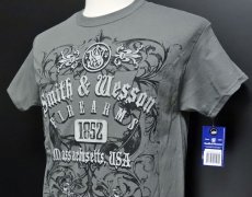 画像3: 「SMITH&WESSON」オフィシャルライセンス・プリントＴシャツ/グレー (3)