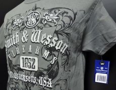 画像4: 「SMITH&WESSON」オフィシャルライセンス・プリントＴシャツ/グレー (4)