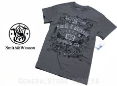 画像2: 「SMITH&WESSON」オフィシャルライセンス・プリントＴシャツ/グレー (2)