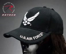 画像1: エアフォース オフィシャル 帽子 ミリタリー ベースボールキャップ 米空軍 公認 ROTHCO社 ロスコ 新品 (1)