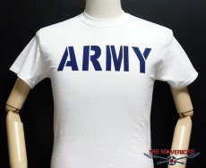 画像4: ミリタリーTシャツ メンズ 半袖 ARMY AAF米陸軍 フライングレディー/白 ホワイト (4)