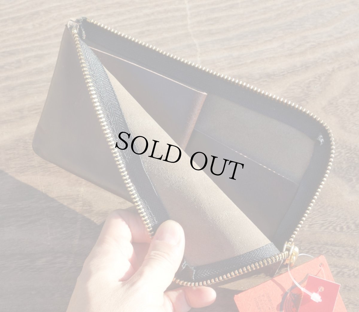 画像7: 長財布 メンズ 本革 日本製 栃木レザー ジップウォレット コインケース / キャメル ネイビー ブラウン (7)