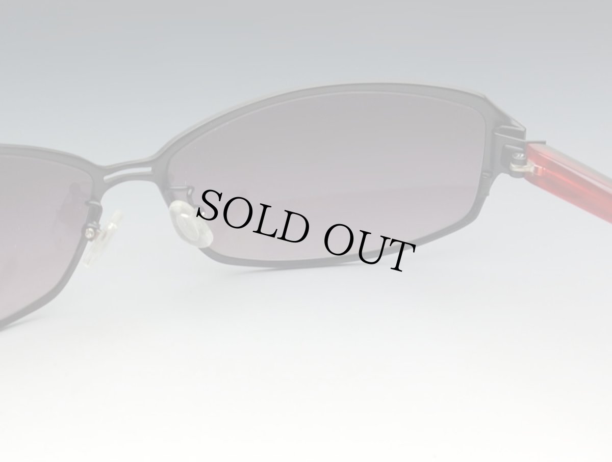 画像5: 日本製 サングラス 鯖江 職人ハンドメイド メタル フルリム 新品 / 赤セル (5)