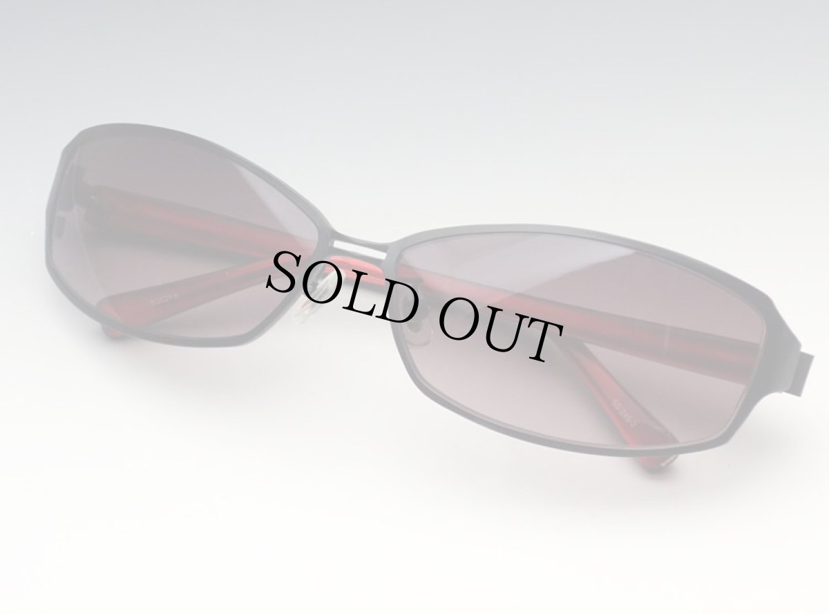 画像4: 日本製 サングラス 鯖江 職人ハンドメイド メタル フルリム 新品 / 赤セル (4)