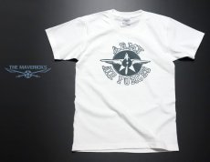 画像4: 極厚 スーパーヘビーウェイト Tシャツ ARMY AIRFORCE エアフォース 手書き  / 白 ホワイト (4)