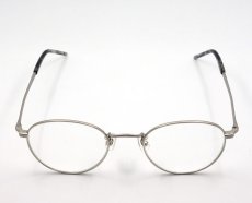 画像5: 日本製 職人ハンドメイド ラウンド系 ボストン 眼鏡 マットシルバー (5)