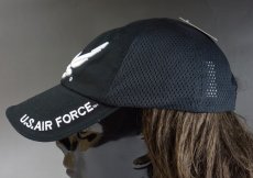 画像2: タクティカル メッシュキャップ 帽子 メンズ U.S.AIRFORCES エアフォース ROTHCO 社製 /黒 ブラック (2)