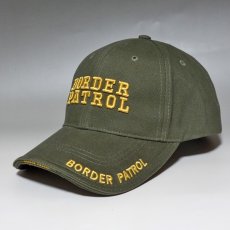 画像5: 帽子 メンズ ミリタリー キャップ ROTHCO ロスコ ブランド BORDER PATROL 刺繍 /オリーブ (5)