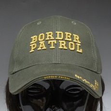 画像2: 帽子 メンズ ミリタリー キャップ ROTHCO ロスコ ブランド BORDER PATROL 刺繍 /オリーブ (2)
