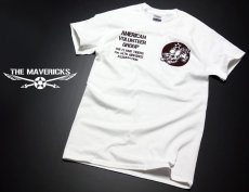 画像3: MAVERICKS ミリタリーTシャツ AVGフライングタイガース ホワイト 白 (3)