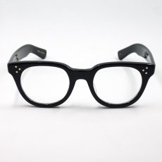 画像4: 日本製 鯖江 眼鏡 フレーム 職人 ハンドメイド ボストン ウェリントン NO2 新品 ブラック 黒 (4)