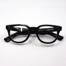画像3: 日本製 鯖江 眼鏡 フレーム 職人 ハンドメイド ボストン ウェリントン NO2 新品 ブラック 黒 (3)