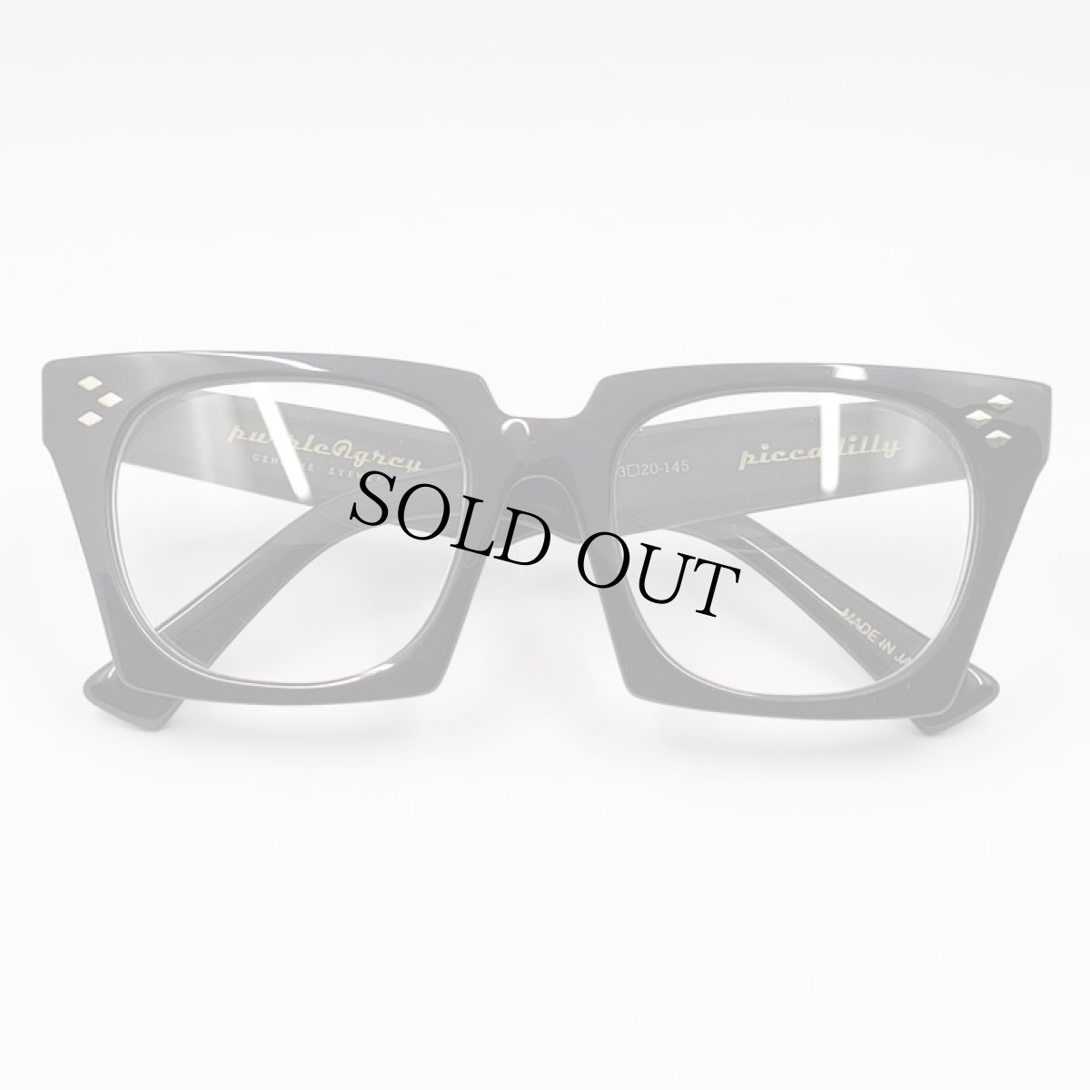 画像9: 日本製 鯖江 眼鏡 フレーム 職人 ハンドメイド スクエア 新品 ブラック 黒 宮川大輔 タイプ (9)