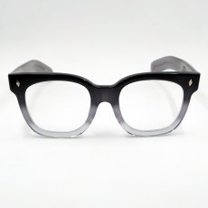 画像3: 日本製 鯖江 眼鏡 フレーム 職人 ハンドメイド ボストン ウェリントン 新品 黒 2トーン (3)