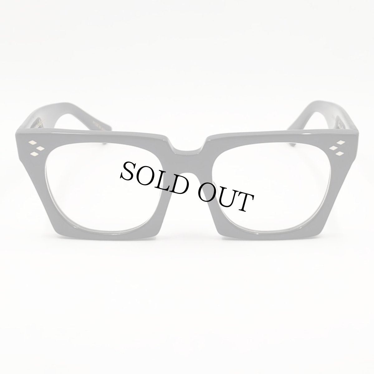 画像3: 日本製 鯖江 眼鏡 フレーム 職人 ハンドメイド スクエア 新品 ブラック 黒 宮川大輔 タイプ (3)