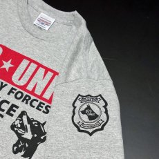 画像5: 長袖Tシャツ メンズ 綿100% MAVEVICKS ブランド K9-UNIT 警察犬部隊 杢グレー (5)