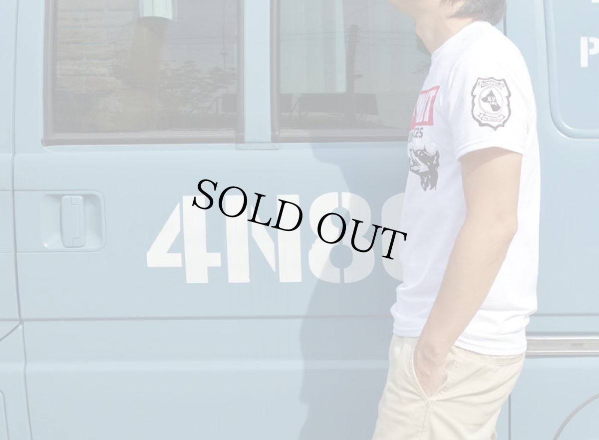 画像3: アウトレット品 Tシャツ メンズ 半袖 K9-UNIT 警察犬部隊 POLICE DOG モデル S (3)