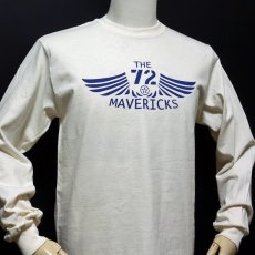 画像7: ミリタリー 長袖 Tシャツ メンズ MAVEVICKS ブランド 綿 リトルジョー爆撃機モデル 生成り ナチュラル (7)