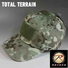 画像2: 帽子 ミリタリー タクティカル キャップ メンズ ROTHCO ロスコ ブランド ベルクロ / トータルテレイン カモフラージュ (2)