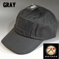 画像2: 帽子 ミリタリー タクティカル キャップ メンズ ROTHCO ロスコ ブランド ベルクロ / ガンメタルグレー 灰色 (2)