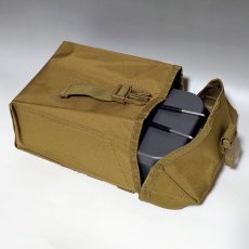 画像9: ROTHCO ラージメスティンケース 飯盒ケース 戦闘飯盒2型ケース ランタンケース ユーティリティーポーチ 小物入れ コヨーテ (9)