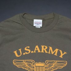 画像4: Tシャツ メンズ 半袖 アメカジ MAVERICKS ブランド ミリタリー ARMY AIRFORCE エアフォース パイロットウィング オリーブ (4)