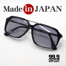 画像2: 日本製 サングラス メンズ おしゃれ レトロ ティアドロップ 大きめ 鯖江 職人ハンドメイド (2)