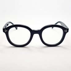 画像5: 日本製 鯖江 眼鏡 フレーム 職人 ハンドメイド ラウンド ボストン 新品 ブラック 黒 (5)