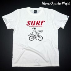 画像3: Tシャツ 半袖 メンズ レディース MVRX ブランド SURF モデル 自転車 サーフ サーフィン 白 ホワイト (3)