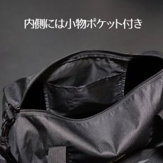 画像5: THE MAVERICKS 肩がけ 2WAY ミリタリー ドラムバッグ 米空軍 ARMY AIRFORCE 新品 ブラック 黒 ボストンバッグ (5)