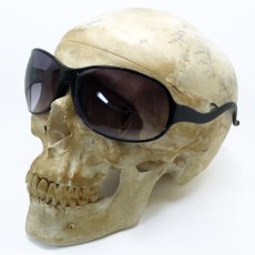 画像7: サングラス メンズ 大きめ レディース UV デカ目 オーバル UVカット 新品 ブラック 黒 (7)