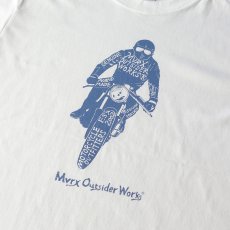 画像6: Tシャツ 半袖 メンズ 綿 バイク MVRX ブランド ShadowRider モデル 白 ホワイト オートバイ (6)