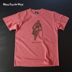 画像3: Tシャツ 半袖 メンズ 綿 バイク MVRX ブランド ShadowRider モデル オートバイ ピンク (3)