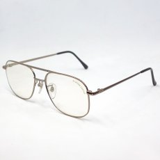 画像4: サングラス メンズ 調光 ガラスレンズ ビンテージ レトロ メタル フルリム ブラウン (4)