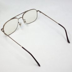 画像7: サングラス メンズ 調光 ガラスレンズ ビンテージ レトロ メタル フルリム ブラウン (7)