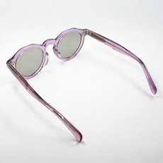 画像5: 日本製 鯖江 眼鏡 サングラス 職人 ハンドメイド ラウンド ボストン 新品 紫 パープル (5)