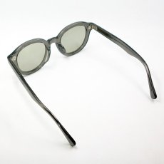 画像6: 日本製 鯖江 眼鏡 サングラス 職人 ハンドメイド ラウンド ボストン 新品 グレー (6)