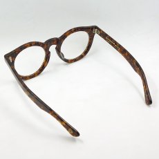 画像6: 日本製 鯖江 眼鏡 フレーム 職人 ハンドメイド ラウンド ボストン UVカット 新品 べっ甲柄 (6)