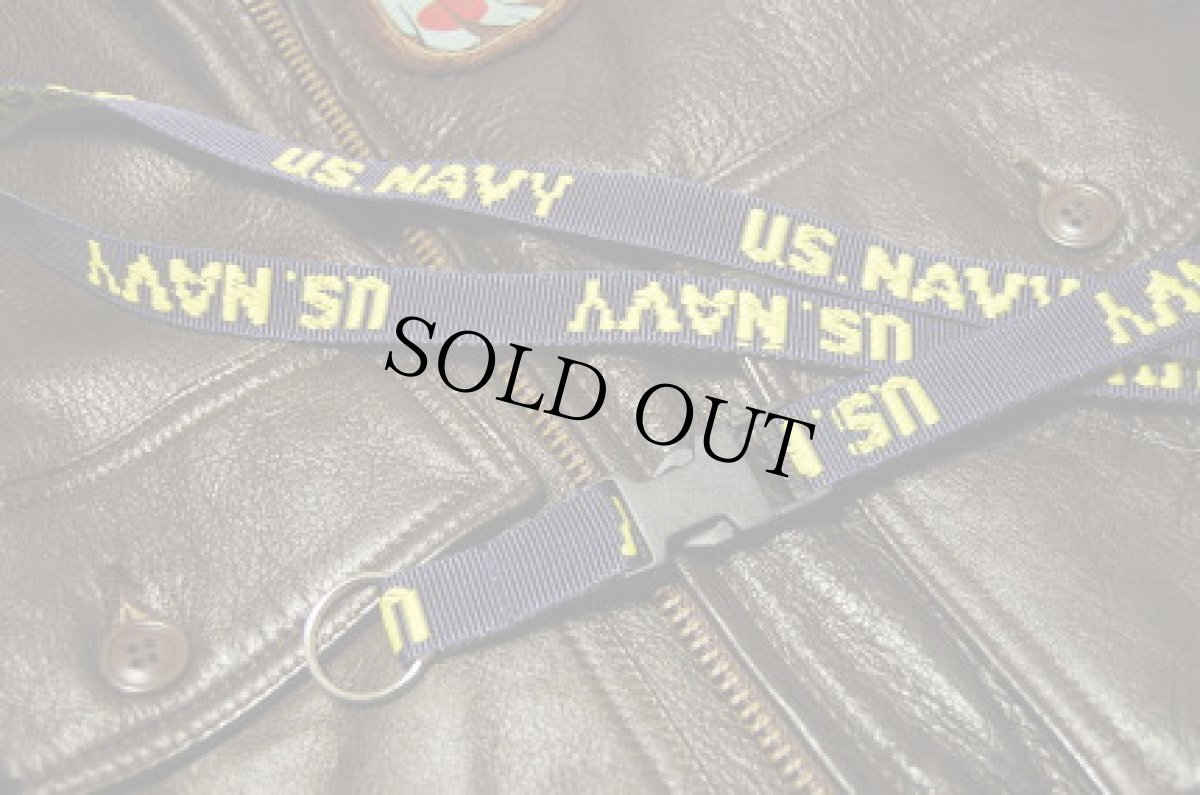 画像1: ネック ストラップ ROTHCO ロスコ ブランド U.S.NAVY 米海軍 ネイビー 紺 新品 (1)