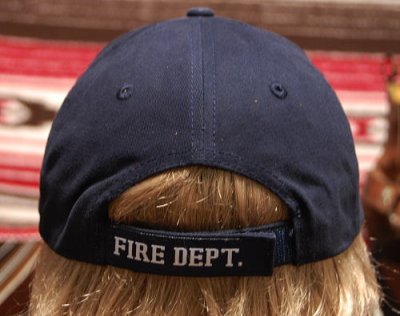 画像2: 帽子 メンズ ミリタリー キャップ US 消防署 FIRE DEPT ロゴ ROTHCO ロスコ ブランド/紺 ネイビー