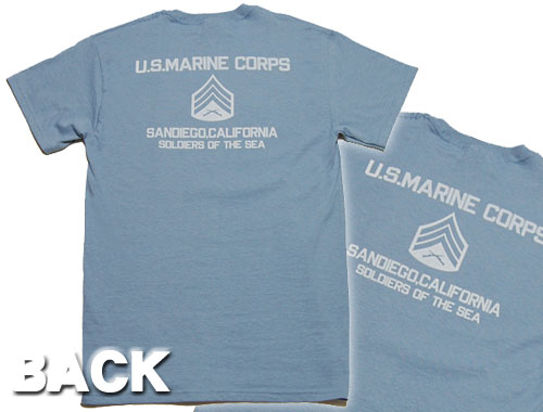 USMC・USマリンデザインの米国綿Tシャツです。