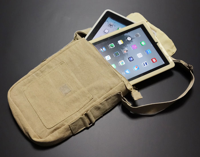 ROTHCO社製・iPad・タブレットPC用キャンバスショルダーバッグ・新品