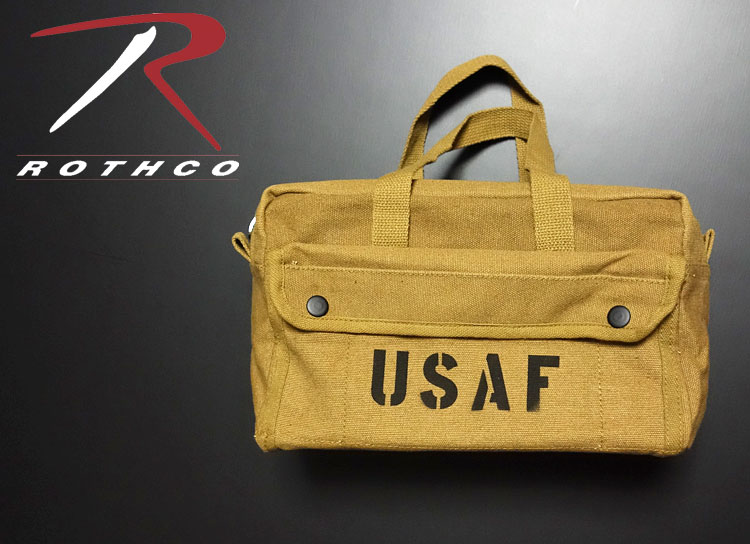 メカニック ツール バッグ メンズ USAF ロゴ 工具バッグ 工具箱 ROTHCO/ロスコ /コヨーテブラウン