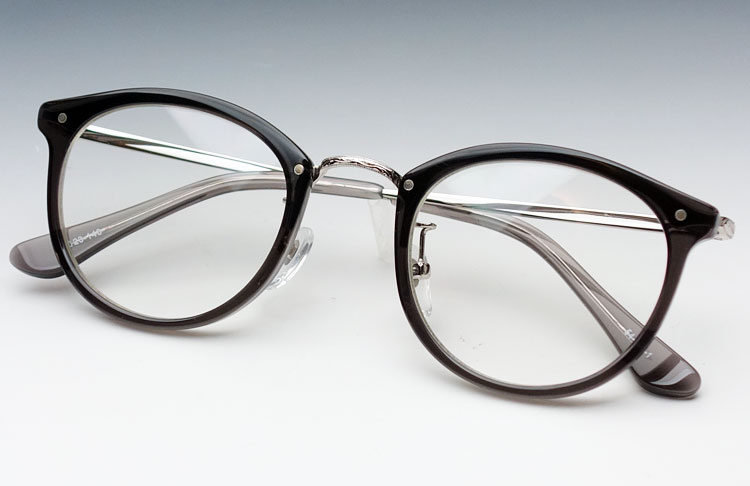 職人ハンドメイド！メタル＆セルの個性派ボストン型眼鏡・新品